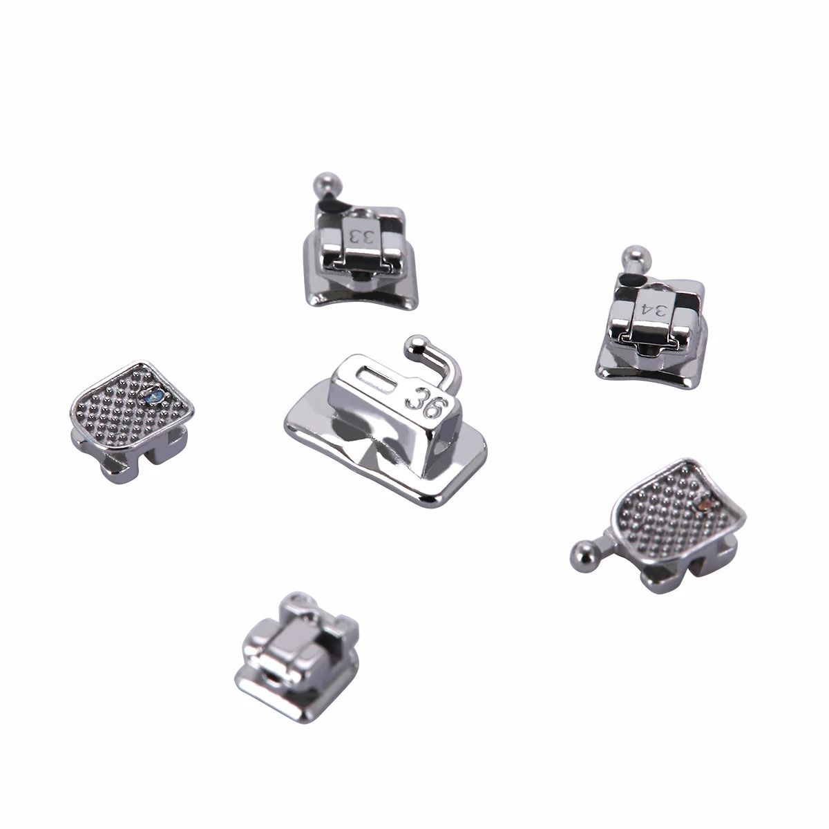 5 Box Self Ligating Orthodontic Brackets With Buccal Tubes And Hooks 2