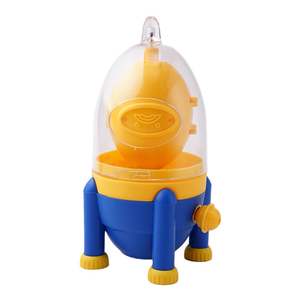 Manual Egg Scrambler Shaker Egg Yolk Mixer, Kitchen Gadget, Portable Egg Puller Mixer Golden Maker Tool