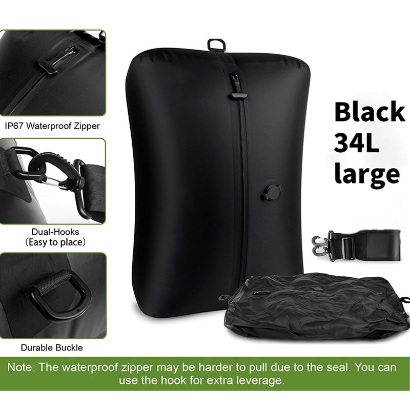 TPU Professional Luggage Vacuum Compression Bag, Reusable Travel Vacuum Sealed Storage Bags