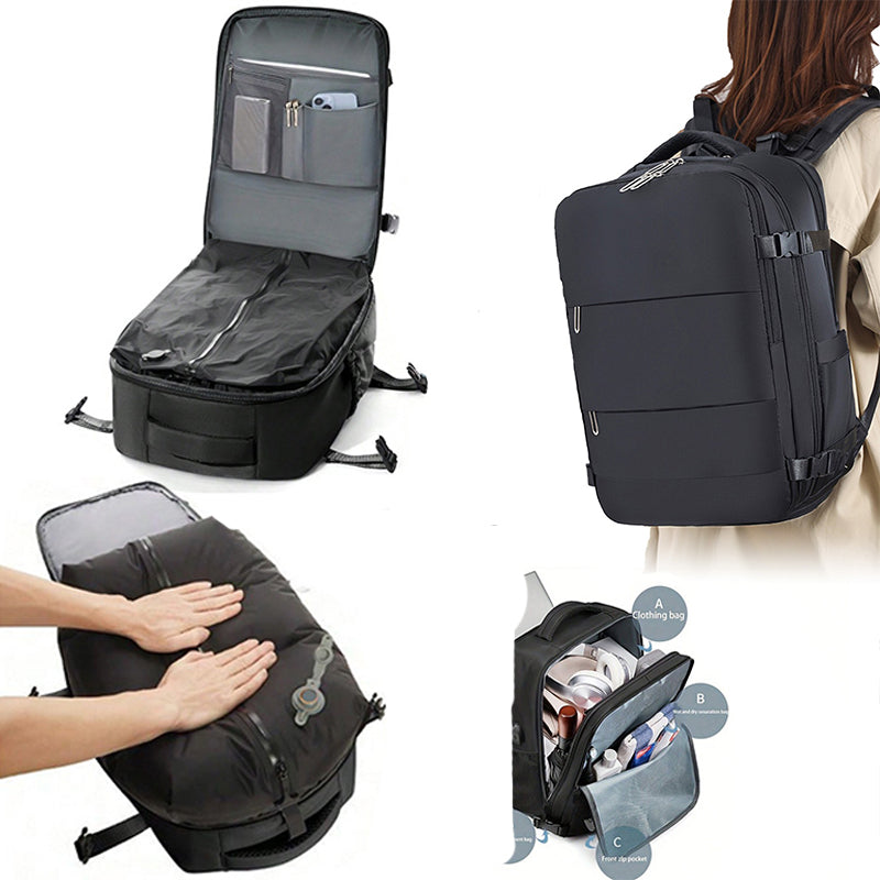 TPU Professional Luggage Vacuum Compression Bag, Reusable Travel Vacuum Sealed Storage Bags