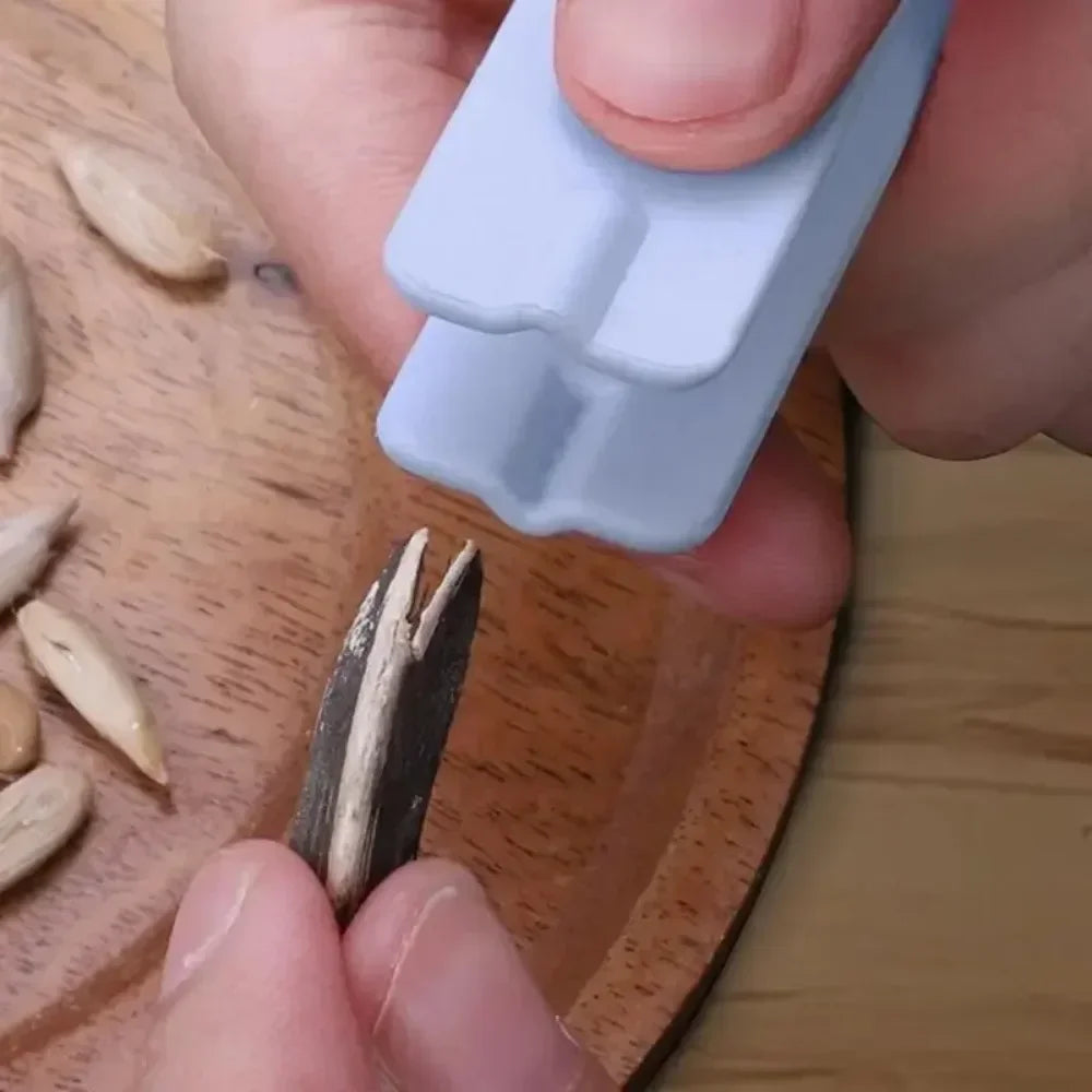 Household Sunflower Seed Peeler, Melon Seeds Cleaner for Kids, Kitchen Peeling Artifact Opener Gadget for Children