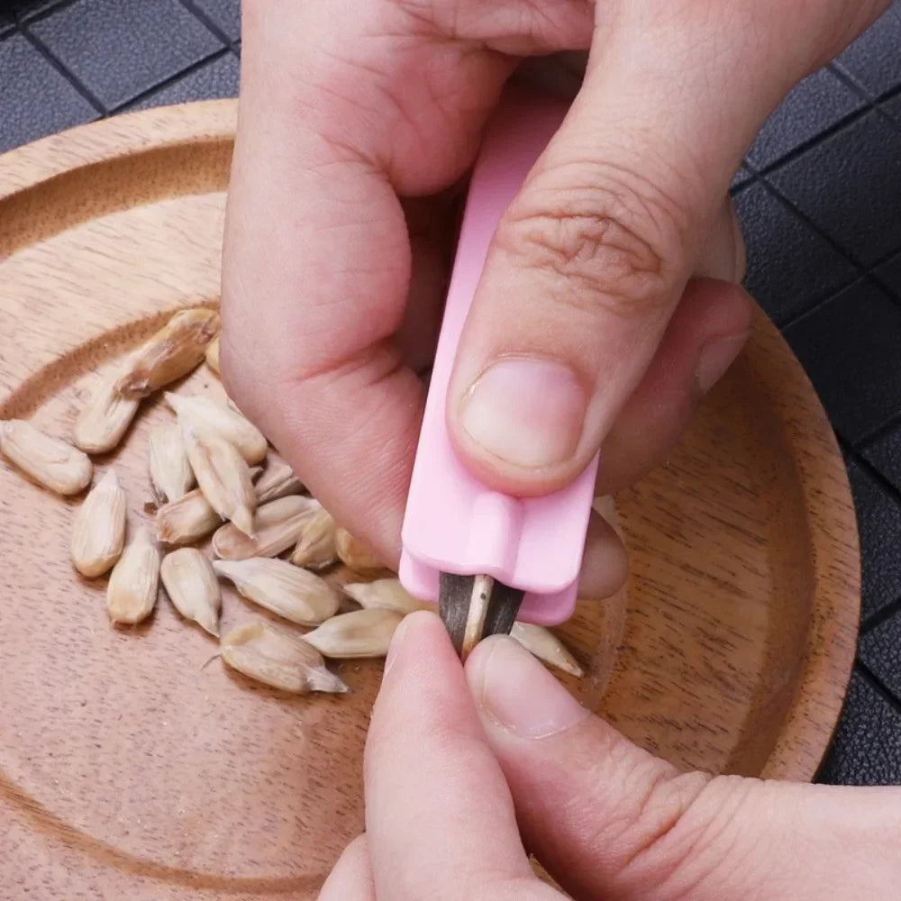 Household Sunflower Seed Peeler, Melon Seeds Cleaner for Kids, Kitchen Peeling Artifact Opener Gadget for Children
