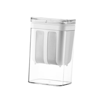 Greek Yogurt Strainer 1800ml with Filter Cloth, Whey Separator for Home Use, Kitchen Yogurt Making Filtration Tool