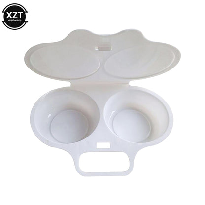 Microwave Cooking Eggs Steamer Mold, Food Grades Plastic Egg Poacher, Kitchen Cooking Tool for Fried Eggs