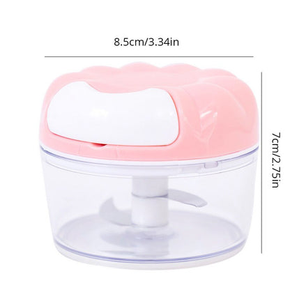 Manual Garlic Masher Hand Pull in Blue or Pink, Kitchen Garlic Blender, Minced Garlic Tool, Kitchen Gadget Must-Have
