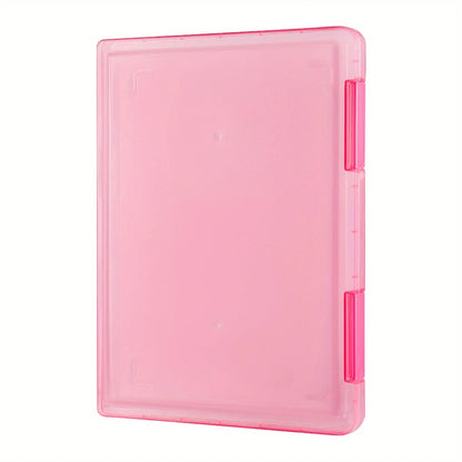 Multi-layer Portable File Box, A4 Plastic PP File Box, Waterproof Contract Storage Box with Transparent Design