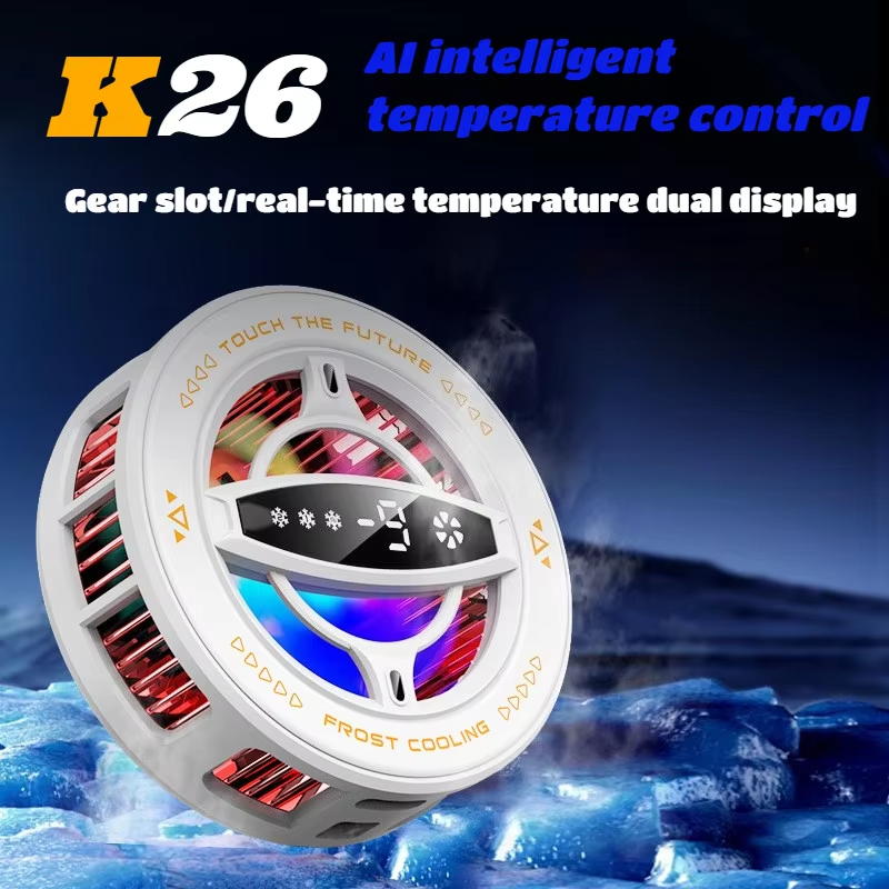Mobile Cooler With Magnetic Back Clip RGB Light 2 In 1 Semiconductor Radiator For IOS Android PUBG  1
