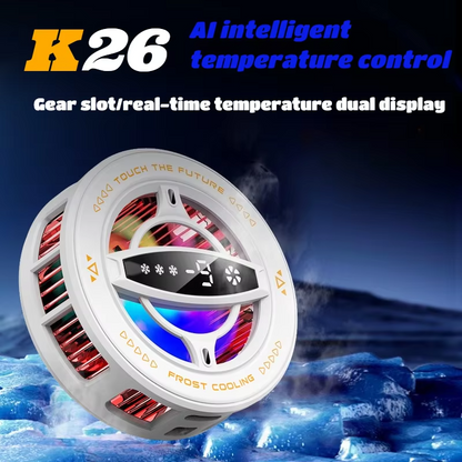 Mobile Cooler With Magnetic Back Clip RGB Light 2 In 1 Semiconductor Radiator For IOS Android PUBG  1
