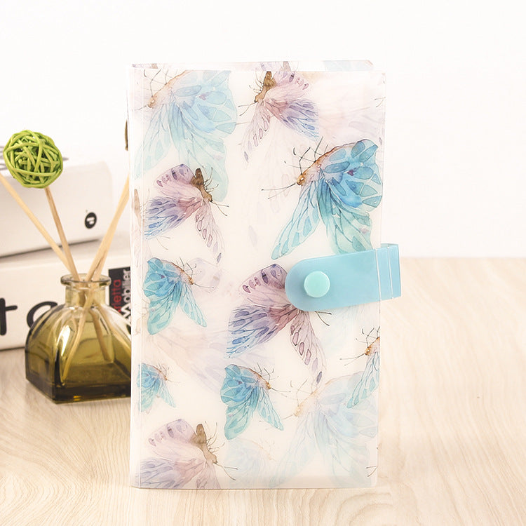 120 Slots Nail Sticker Storage Album, Empty Sticker Book for Collecting Water Decals Stickers, Display Shelf, Photo Card