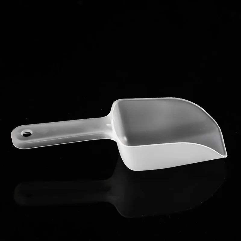 Mini Transparent Ice Scoop 1Pcs Plastic Shovel for Party, Bar, Buffet, Kitchen Candy Dessert Grain Dry Goods Tool