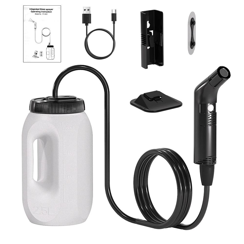 Portable Cordless Bidet Sprayer For Personal Hygiene And Outdoor Cleaning 2
