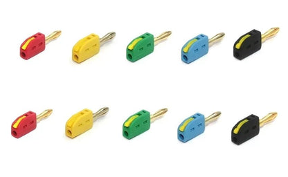 Gold Plated Quick Connect Banana Plug Set For High Current Applications 7