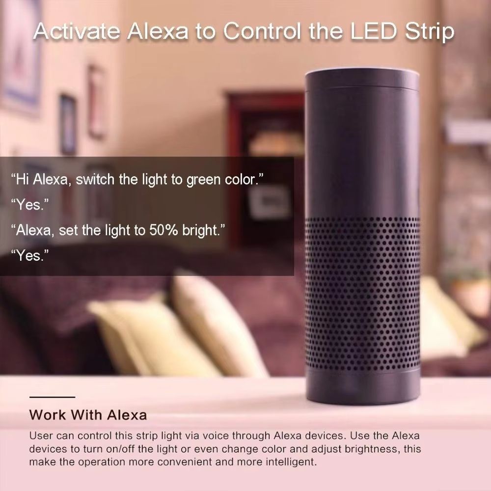 Tuya Smart WiFi RGB LED Under Cabinet Puck Light Kit DC12V 4