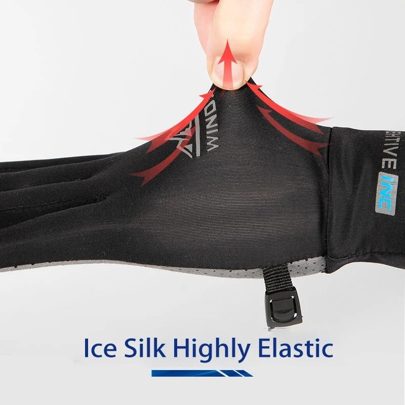 Ice Silk Fishing Gloves With Touchscreen And UV Protection 3