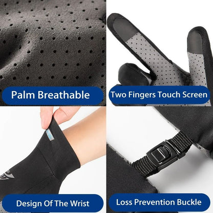 Ice Silk Fishing Gloves With Touchscreen And UV Protection 5
