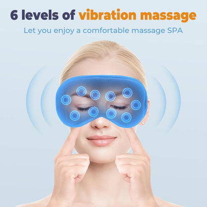 USB Heated Eye Mask With Vibration Massage And Steam Function 4