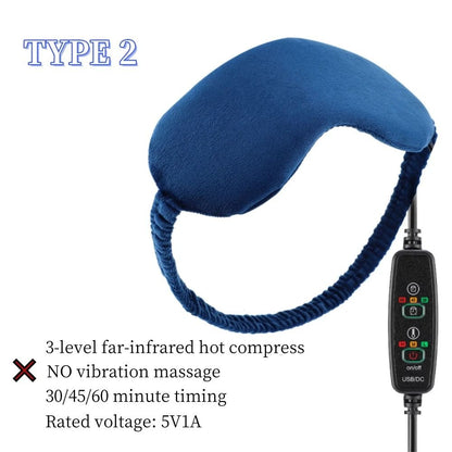 USB Heated Eye Mask With Vibration Massage And Steam Function 6