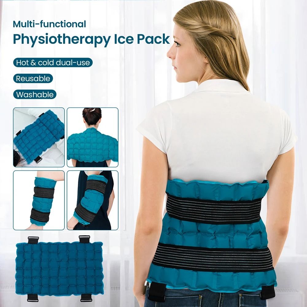 Hot Cold Physiotherapy Knee Ice Pack Brace for Swelling Bruises and Pain Relief