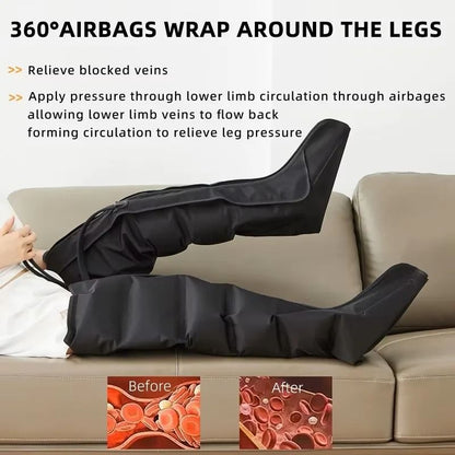 Electric Air Pressure Leg Massager For Deep Calf And Foot Relaxation 2