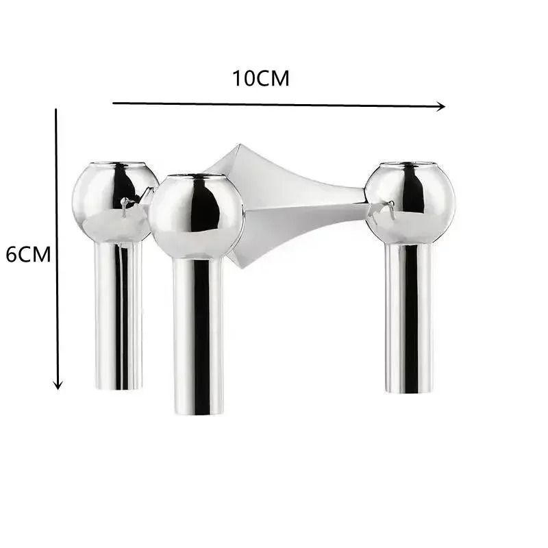 Elegant Silver Candle Holder For Modern Home Decor And Gifting 6