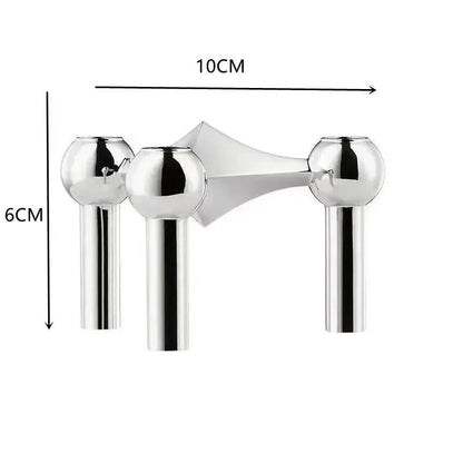 Elegant Silver Candle Holder For Modern Home Decor And Gifting 6