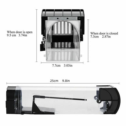 Reusable Plastic Mouse Trap With Smart Self Locking Mechanism 4