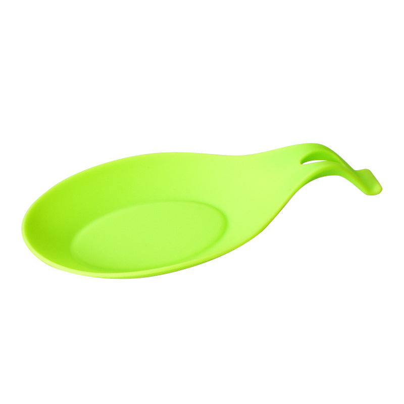 Silicone Spoon Rest Mat Holder for Kitchen Utensil Supplies, Gadgets Multipurpose Tray, Non Slip Tableware Accessories