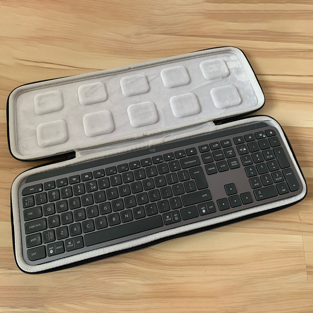 Premium Carrying Case Bag for Logitech Keys, Hardshell Travel Storage Case for Wireless Keyboard Waterproof, Shockproof