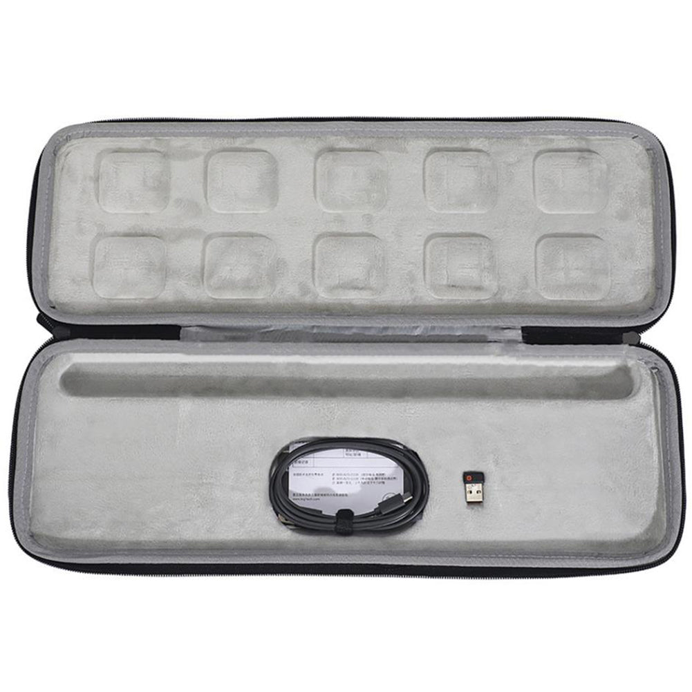Premium Carrying Case Bag for Logitech Keys, Hardshell Travel Storage Case for Wireless Keyboard Waterproof, Shockproof