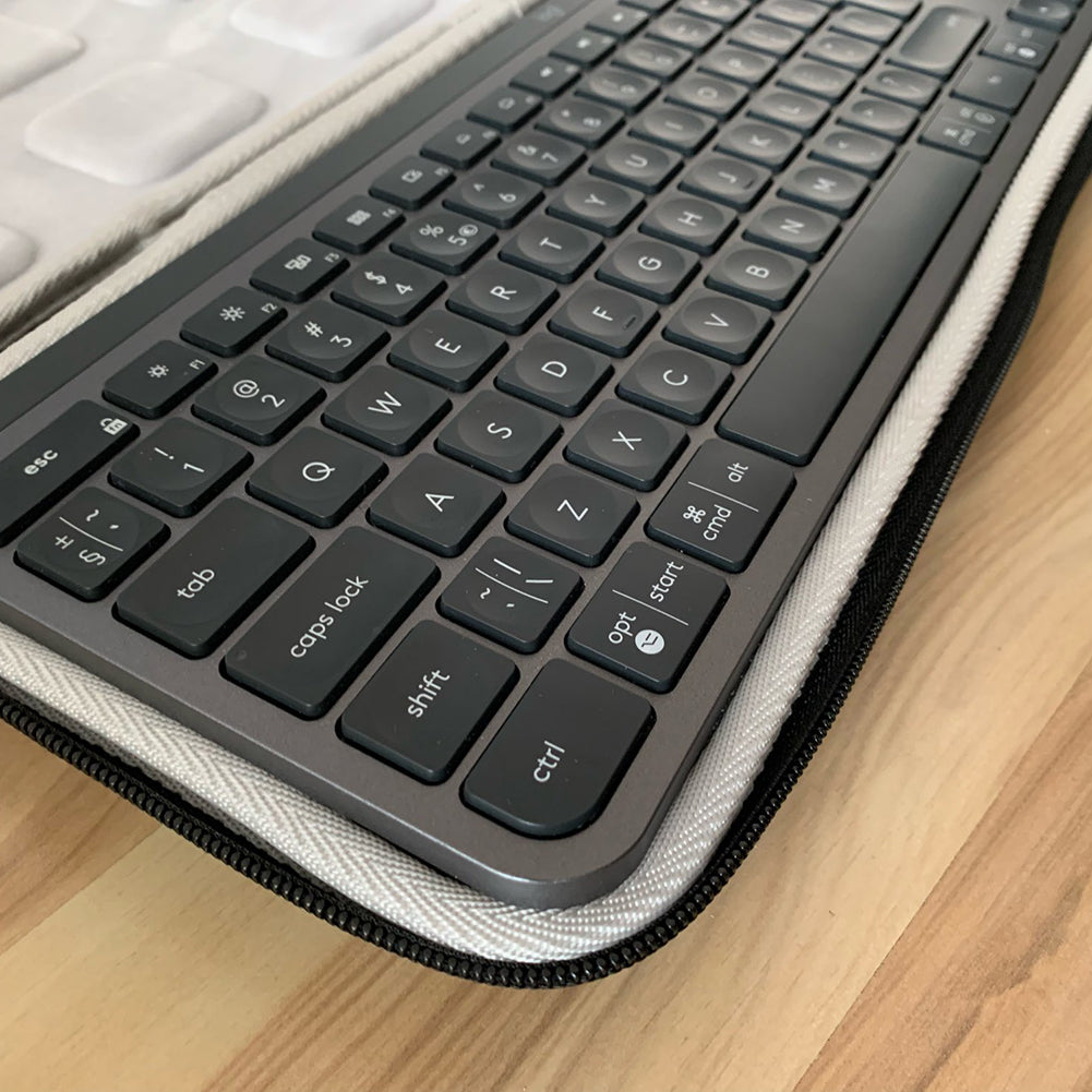 Premium Carrying Case Bag for Logitech Keys, Hardshell Travel Storage Case for Wireless Keyboard Waterproof, Shockproof