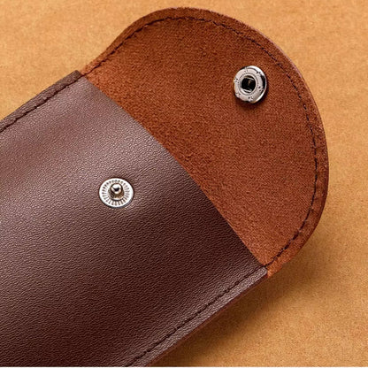 Key Box Cute Pull Out Key Wallets Case, Real Leather Key Holder with Pull, Type Pocket for Keys
