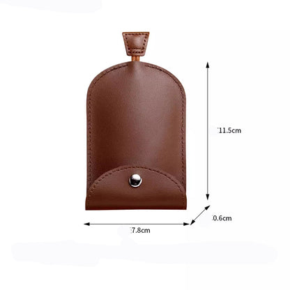 Key Box Cute Pull Out Key Wallets Case, Real Leather Key Holder with Pull, Type Pocket for Keys