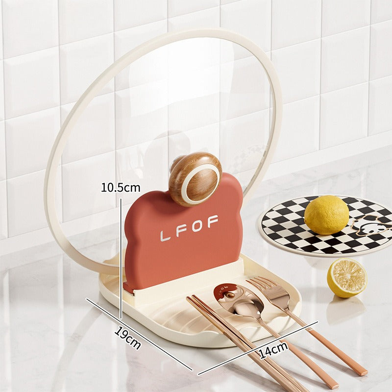 Multifunctional Pan Pot Lid Holder Stand Rack, Spoon Rest Organizer, Spatula Soup Spoon Storage Shelf for Kitchen