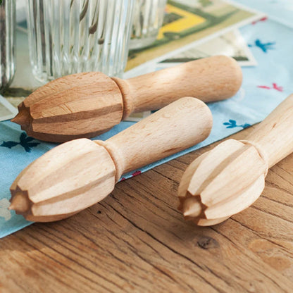 Beech Wood Citrus Reamer Lemon Squeezer, Wooden Orange Juice Squeezer, Fruit Kitchen Tool for Bar and Home Use