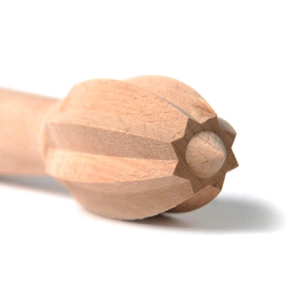 Beech Wood Citrus Reamer Lemon Squeezer, Wooden Orange Juice Squeezer, Fruit Kitchen Tool for Bar and Home Use