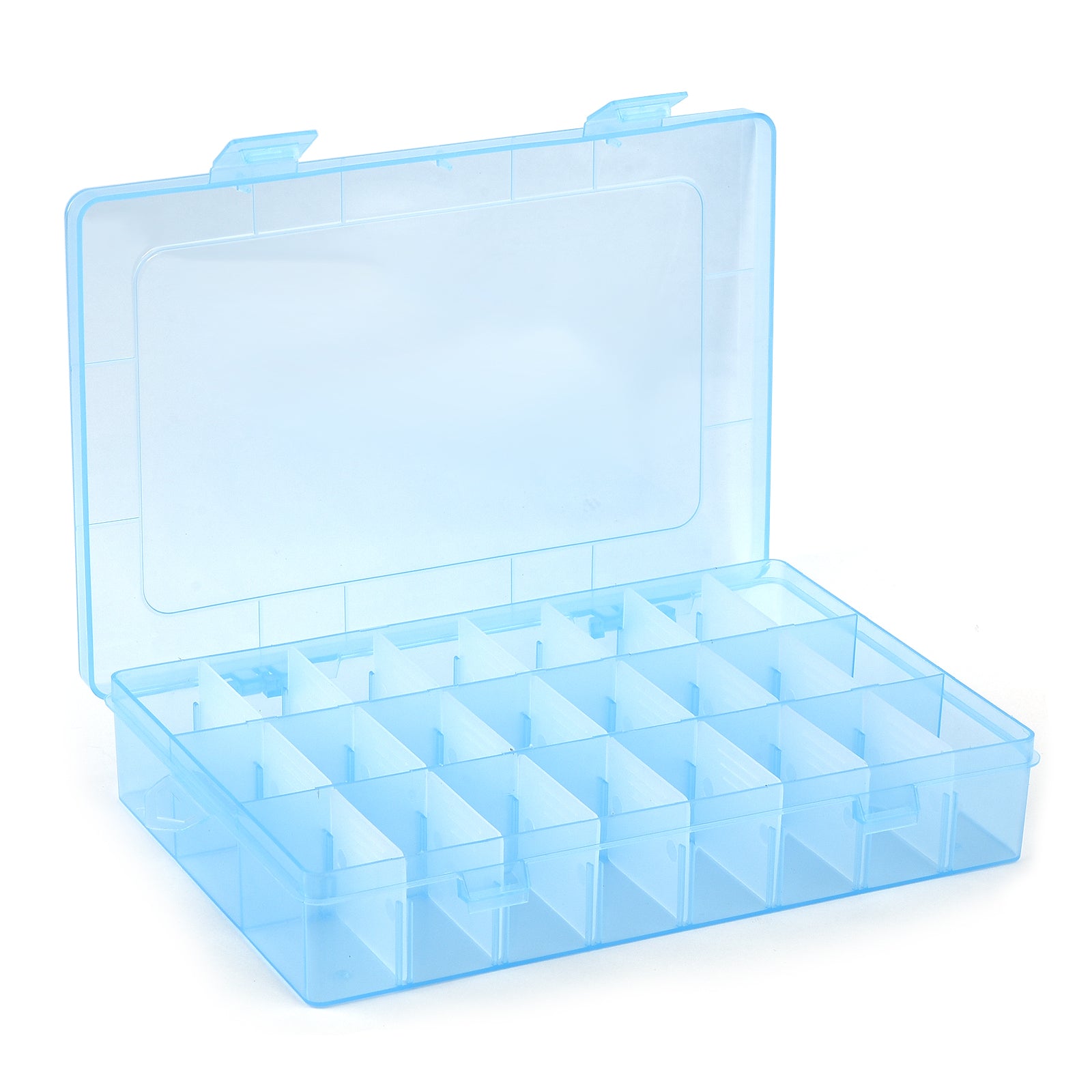 Sewing Thread Storage Box, Spool, Bobbin Organizing Case with Carrying Handle, Craft Thread Holder for Needlework Sewing