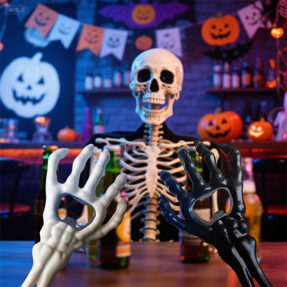 Skeleton Bottle Opener, Creative Halloween Skeleton Shape, Horror Party Supplies, Kitchen Tool, Spooky Gift Idea