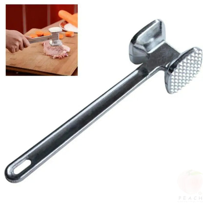 Stainless Steel Meat Tenderizer Hammer Mallet Tool, Pounding Kitchen Tool for Chicken, Pork, Beef, Steak