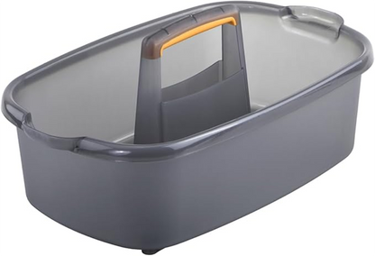 Large Cleaning Caddy for Cleaning Supplies with Handle, Portable Plastic Tote Organizer for Shower, Bathroom Kitchen