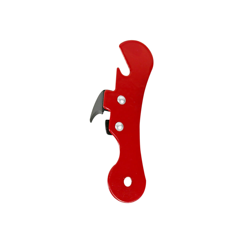 Stainless Steel Safety Side Cut Manual Can Opener, 1pcs Multifunctional Bottle Opener, Ergonomic Kitchen Tool