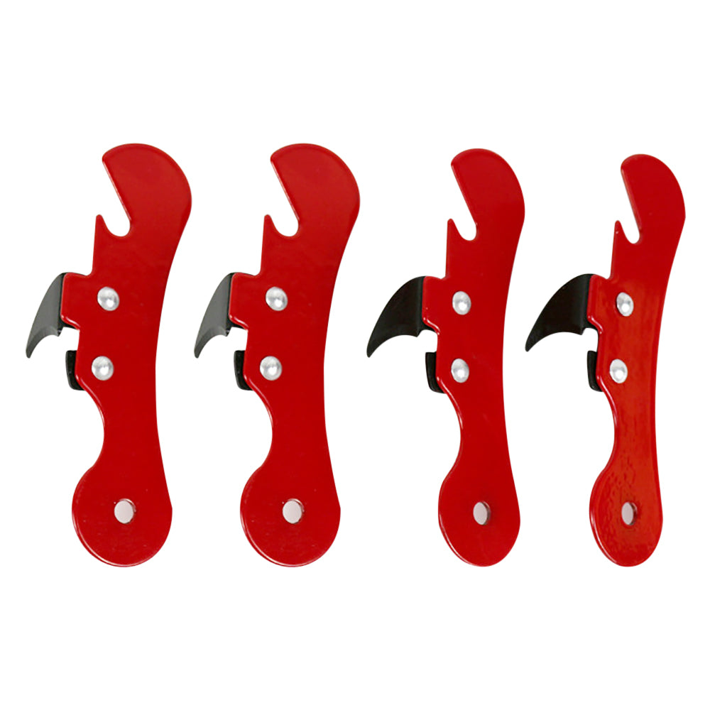 Stainless Steel Safety Side Cut Manual Can Opener, 1pcs Multifunctional Bottle Opener, Ergonomic Kitchen Tool