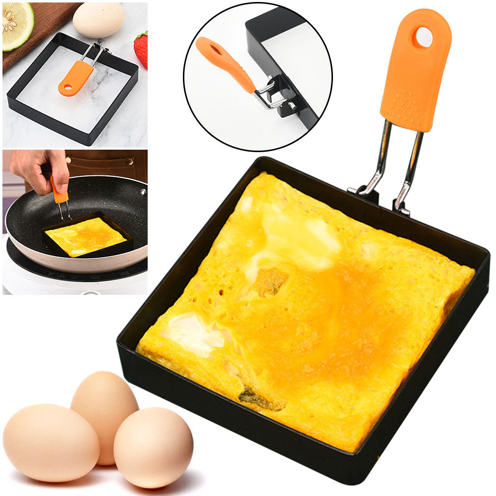 Nonstick Stainless Steel Egg Ring Square Pancake Mold Muffin Omelet Maker Cooking Tool For Kitchen  1