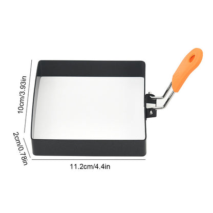 Nonstick Stainless Steel Egg Ring Square Pancake Mold Muffin Omelet Maker Cooking Tool For Kitchen  6
