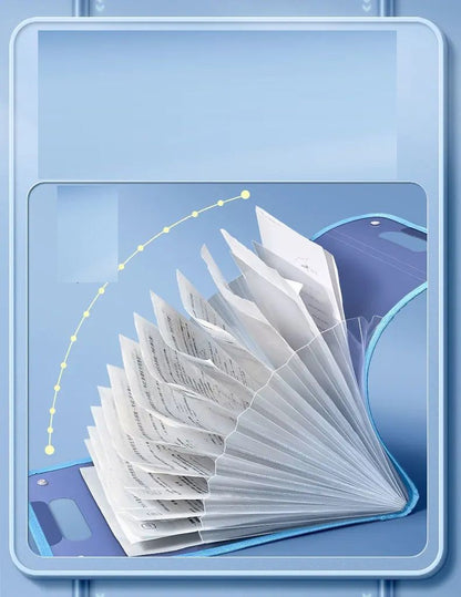 Travel Large Capacity Compartment Layered Storage Bag Organize Paper Towels Socks Photo Files Bookm 5