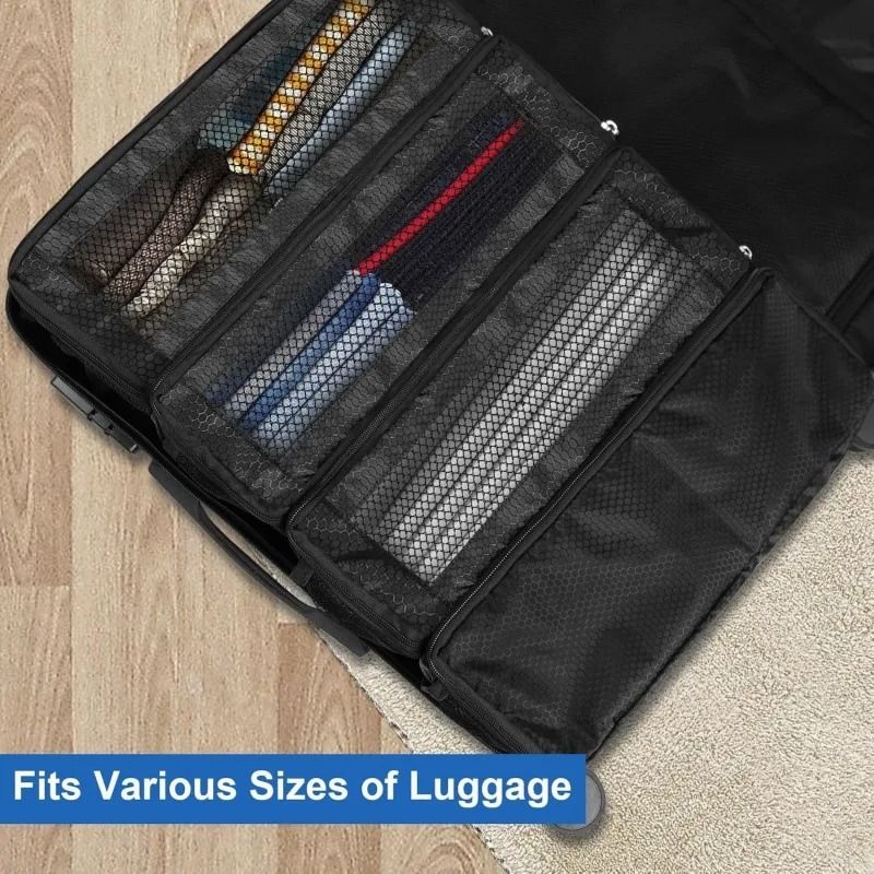 Collapsible Hanging Travel Wardrobe Organizer for Efficient Packing