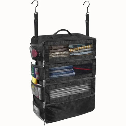 Collapsible Hanging Travel Wardrobe Organizer For Efficient Packing 6