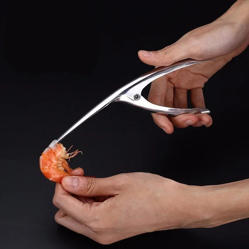 Stainless Steel Shrimp Peeler, Lobster Sheller, Prawn Fishing Knife Kitchen Seafood Tool for Home Kitchen Accessories