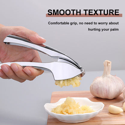 Detachable Press Metal Mincer Crusher, Easy to Squeeze and Clean, Kitchen Tool for Garlic Cloves and Herbs