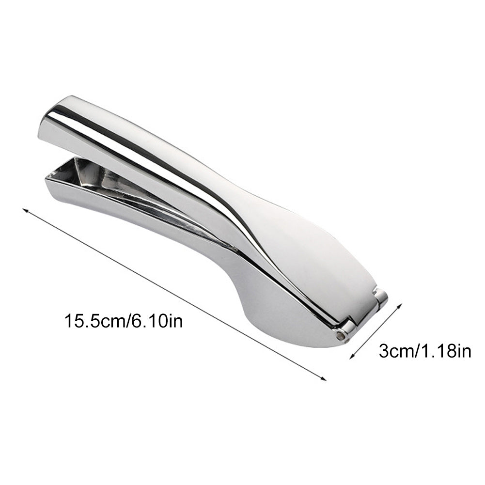 Detachable Press Metal Mincer Crusher, Easy to Squeeze and Clean, Kitchen Tool for Garlic Cloves and Herbs