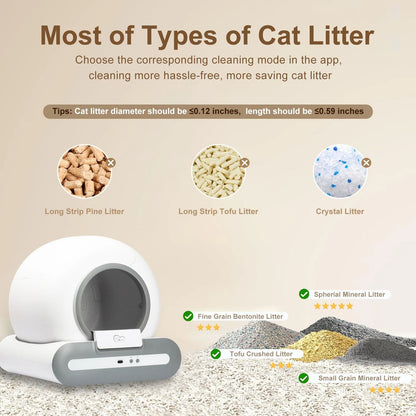 Automatic Cat Litter Box With App Control And Safety Sensors 5